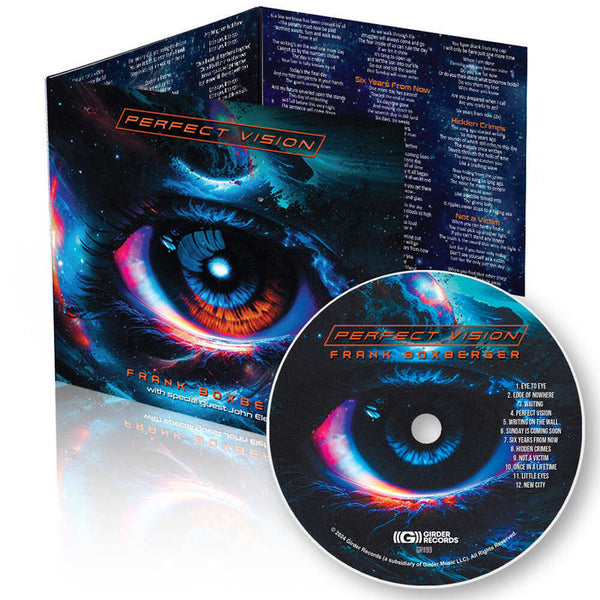 Perfect Vision - Frank Boxberger (Special Guest John Elefante) (CD, Girder) Prog Rock ala Kansas!