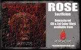 RANDY ROSE - SACRIFICIUM (Amber Waves Vinyl, 2024, Retroactive) Black Sabbath/Danzig inspired DOOM from Mad at the World Drummer!