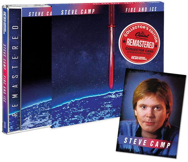 STEVE CAMP - FIRE & ICE (Collector's Edition CD) w/12 Page Booklet, Sleeve & Ltd Card