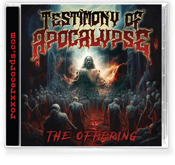 TESTIMONY OF APOCALYPSE - THE OFFERING (2023) CD BRAND NEW ALBUM FFO: SACRAMENT, BELIEVER