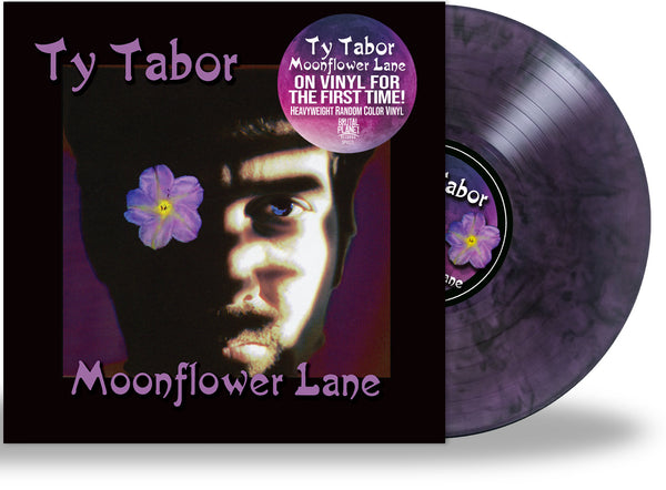 TY TABOR - MOONFLOWER LANE (*NEW-BLACK & RANDOM COLOR VINYL, 2021, Brutal Planet Records) *Bumped & Bruised