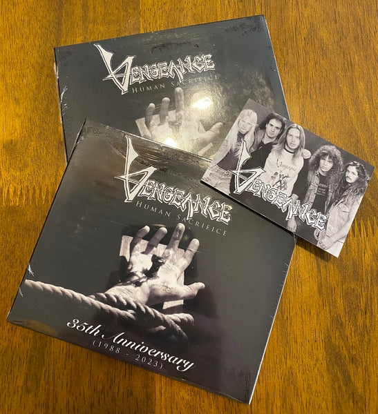 VENGEANCE - 'HUMAN SACRIFICE' 35TH ANNIVERSARY REMASTER (CD, 2023, Roxx)  Only 10 copies available!