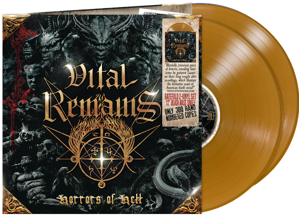 Vital Remains - Horrors of Hell (Double 12" Damnation Gold Vinyl, Gatefold, 2025)