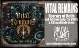 Vital Remains - Horrors of Hell (CD, 2025, Brutal Planet) Black/Death Metal