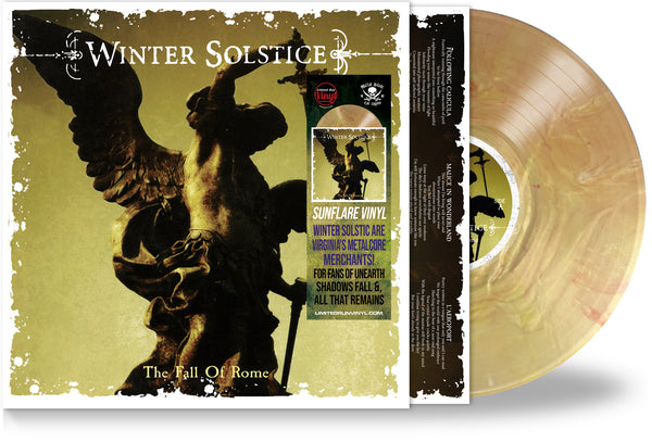 WINTER SOLSTICE - THE FALL OF ROME (Sunflare Vinyl, 2024, Bombworks) Christan Thrash/Metalcore!