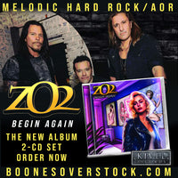 ZO2 - BEGIN AGAIN (*NEW 2-CD SET, 2023, Kivel Records) Arena Rock ala Poison & Kiss (They toured w/ them too!)