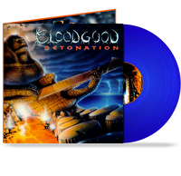 BLOODGOOD - DETONATION (BLUE-VINYL) GATEFOLD w/ 24"x24" POSTER *Last copies