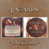 LAZARUS - EXEGESIS (*CD, 2023, Cult Metal Classics *Import) U.K. White Metal - 3 Bonus + Limited 500 Copies