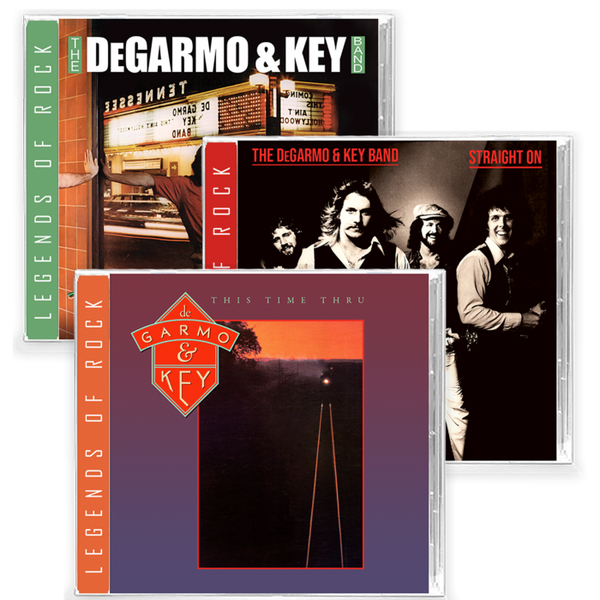 DeGarmo and Key (3 CD Bundle) This Time Thru, Straight On, This Ain't Hollywood (LTD Trading Cards)