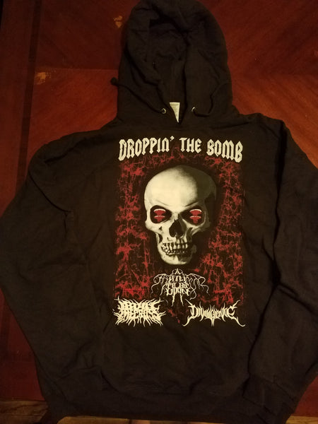 HOODIE "DROPPING THE BOMB" TOUR (Bombworks Records) A HILL TO DIE UPON