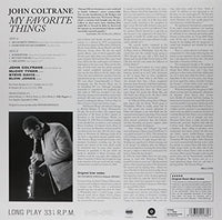 John Coltrane ‎– My Favorite Things + Download (*NEW-180 GRAM VINYL) 1961 Classic Jazz!