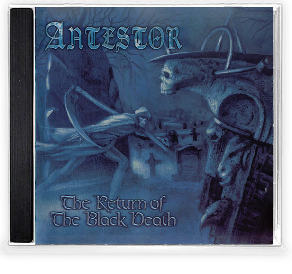 ANTESTOR - THE RETURN OF THE BLACK DEATH (*CD, 1998,  Cacophonous Records) Very Rare! Black Metal