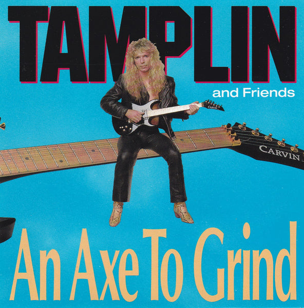 KEN TAMPLIN & FRIENDS - AN AXE TO GRIND (*Pre-Owned-CD, 1990, Intense) Original Issue