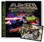 BLESSED BY A BROKEN HEART - PEDAL TO THE METAL + 2 (*NEW-CD, 2022, Brutal Planet) Elite Christian 80's Modern Metal