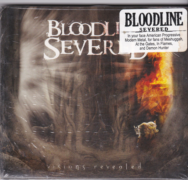BLOODLINE SEVERED - VISIONS REVEALED (*NEW-CD, 2009, Bombworks) for fans of Demon Hunter/Meshuggah!