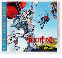 SACRIFICE - APOCALYPSE INSIDE + Ltd Card (*NEW-CD, 2023, Brutal Planet) Classic Thrash Remaster!!!