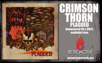 CRIMSON THORN - PLAGUED (*NEW-VINYL, 2023, Bombworks Records) Brutal 90's Thrash / 2023 Audio rip & remaster!
