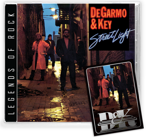 DeGarmo and Key - Streetlight (CD) 2022 GIRDER RECORDS GR1135 (Legends of Rock) Remastered, w/ Collectors Trading Card