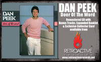 DAN PEEK - DOER OF THE WORD + 2 Bonus + Trading Card (*NEW-CD, 2021, Retroactive) 70's Rock Band AMERICA member!