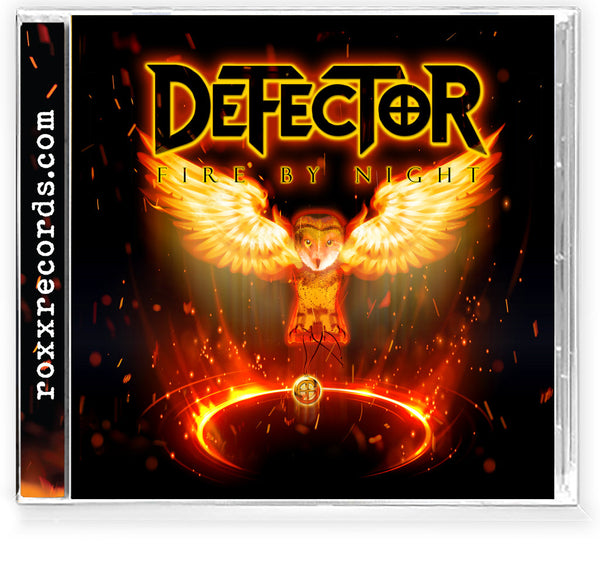 DEFECTOR - FIRE BY NIGHT (*NEW-CD, 2023, Roxx Records) Powerful Metal ala Stryper / Millennial Reign