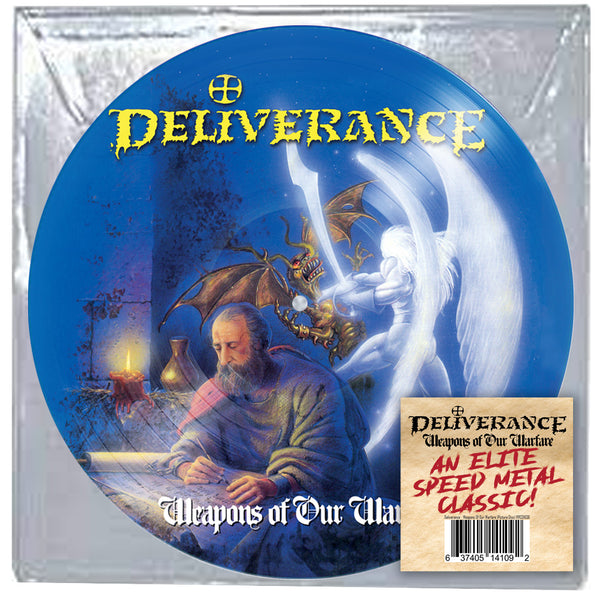 DELIVERANCE - WEAPONS OF OUR WARFARE + 2 Bonus Tracks (*NEW-Picture Disc Color Vinyl, Retroactive Records)