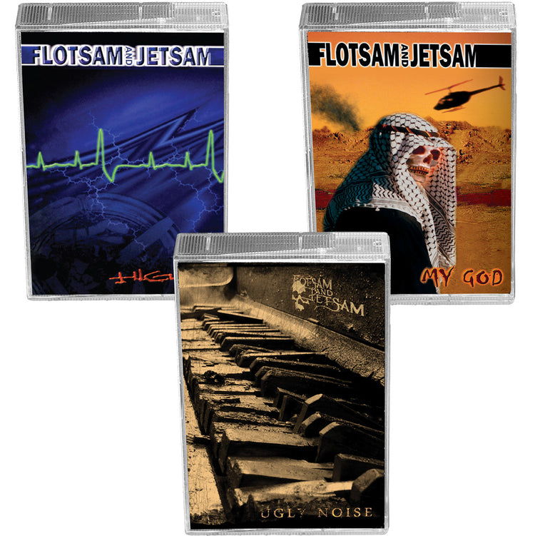 3 CASSETTE BUNDLE FLOTSAM & JETSAM HIGH + MY GOD + UGLY NOISE