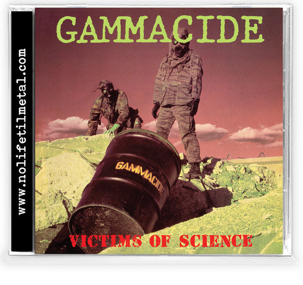 GAMMACIDE - VICTIMS OF SCIENCE (2022 CD) elite Thrash!