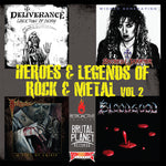 VARIOUS - HEROES & LEGENDS OF ROCK & METAL VOLUME 2 (*NEW-CD, 2019, Boone's Overstock Sampler) *Last Copies