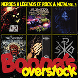 BOONE’S OVERSTOCK SAMPLER VOL 3 (*NEW-CD, 2022) 80 minutes of rock and metal!