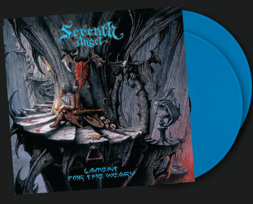 SEVENTH ANGEL - LAMENT FOR THE WEARY (Legends Remastered) Double Blue  Vinyl, 2018, Retroactive Records