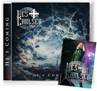 LES CARLSEN - HE'S COMING (*NEW-CD, 2022) Bloodgood Vocalist w/Oz Fox, David Zaffiro, Paul Jackson