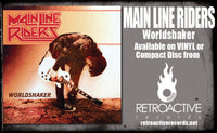 MAIN LINE RIDERS - WORLDSHAKER + Collector Card (*NEW-CD, 2023, Retroactive) For fans of AC/DC & Def Leppard