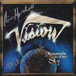 VISION - MOUNTAIN IN THE SKY (*AUTOGRAPHED CD, 2010, Born Twice Records) ***Two Signatures