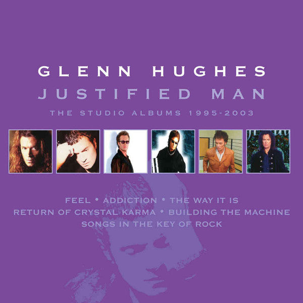 GLENN HUGHES - JUSTIFIED MAN - STUDIO ALBAMS 1995-20003