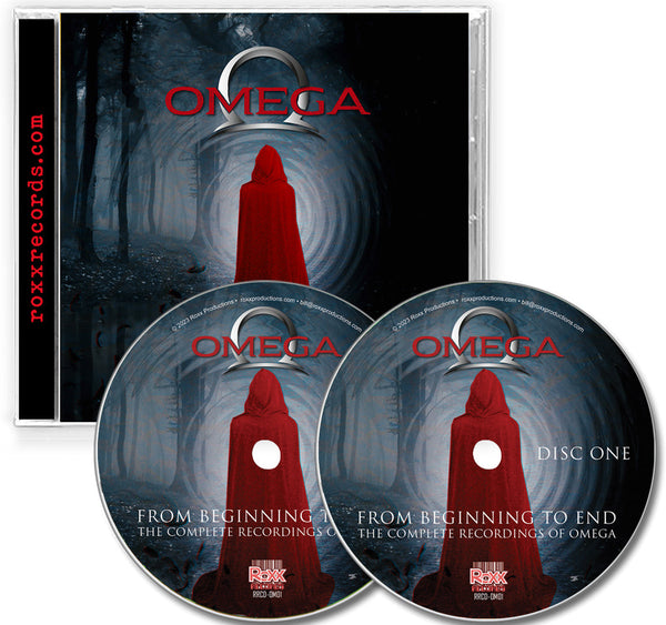 OMEGA - FROM BEGINNING TO END: THE COMPLETE RECORDINGS OF OMEGA (*NEW 2-CD SET 2023, Roxx) 80's Christian Metal Demos!