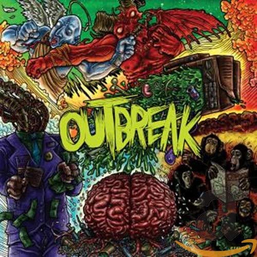 OUTBREAK - OUTBREAK (*Pre-Owned CD, 2009, Trustkill) 80's Metal influenced Metalcore