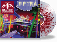 PETRA - BACK TO THE STREET (*New-Vinyl) CLEAR/BURGUNDY SPLATTER VINYL w/POSTER, 2022 GIRDER RECORDS, LIMITED RUN