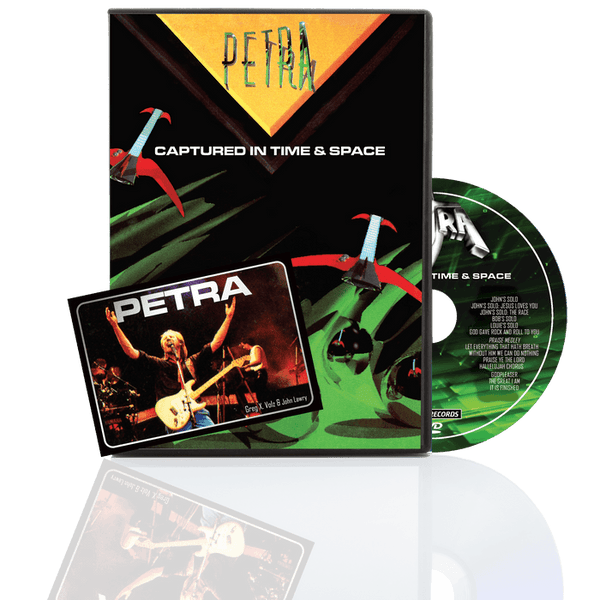 Petra - Captured In Time & Space (DVD) 2022 GIRDER RECORDS (Legends of Rock) w/ Collectors Trading Card
