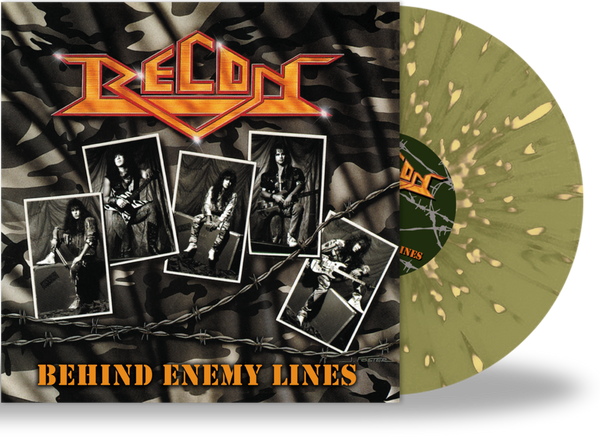 RECON - BEHIND ENEMY LINES (*Camouflage Vinyl, 2020, Roxx) Limited just 200 copies!