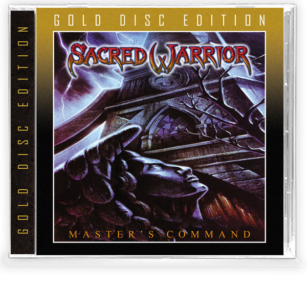 SACRED WARRIOR - MASTER'S COMMAND + Trading Card (Gold Disc Edition CD, 2020, Retroactive) Jewel Case 2020 Remaster