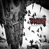 SAINT - HEAVEN FELL (*NEW-BLACK VINYL, 2022, Retroactive Records) Epic Melodic Heavy Metal!