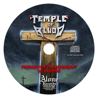 TEMPLE OF BLOOD - PREPARE FOR THE JUDGMENT OF MANKIND (*NEW-CD, 2018, Alone Records) Thrash Speed Metal