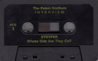 The Peters Brothers Interview Stryper: Whose Side are They On? 1987 *TAPE