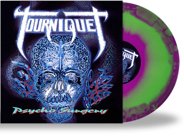 TOURNIQUET - PSYCHO SURGERY (Metal Icon Series) (*NEW-Purple/Green Swirl Vinyl, 2020, Retroactive)