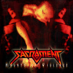 SACRAMENT - HAUNTS OF VIOLENCE (BLACK VINYL, 2017, Retroactive Records)