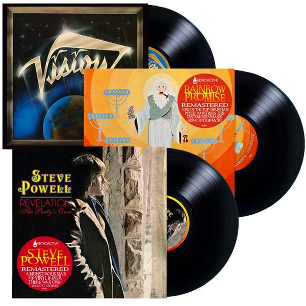 3-Viny Bundle - Steve Powell, Rainbow Promise, Vision (Limited Run Vinyl)